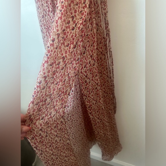 Mes Demoiselles Spring Floral Silk Caftan/ Dress Size 4 (EU 36) - Picture 6 of 10
